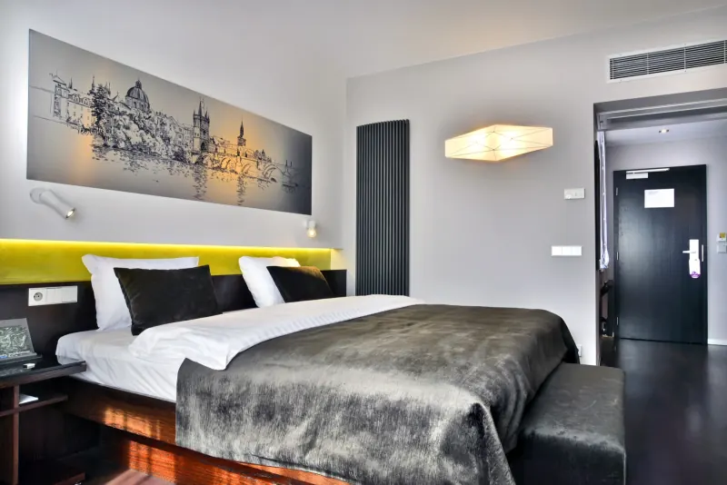 Dvoulůžkový pokoj Comfort s balkonem v Hotelu Ametyst Praha