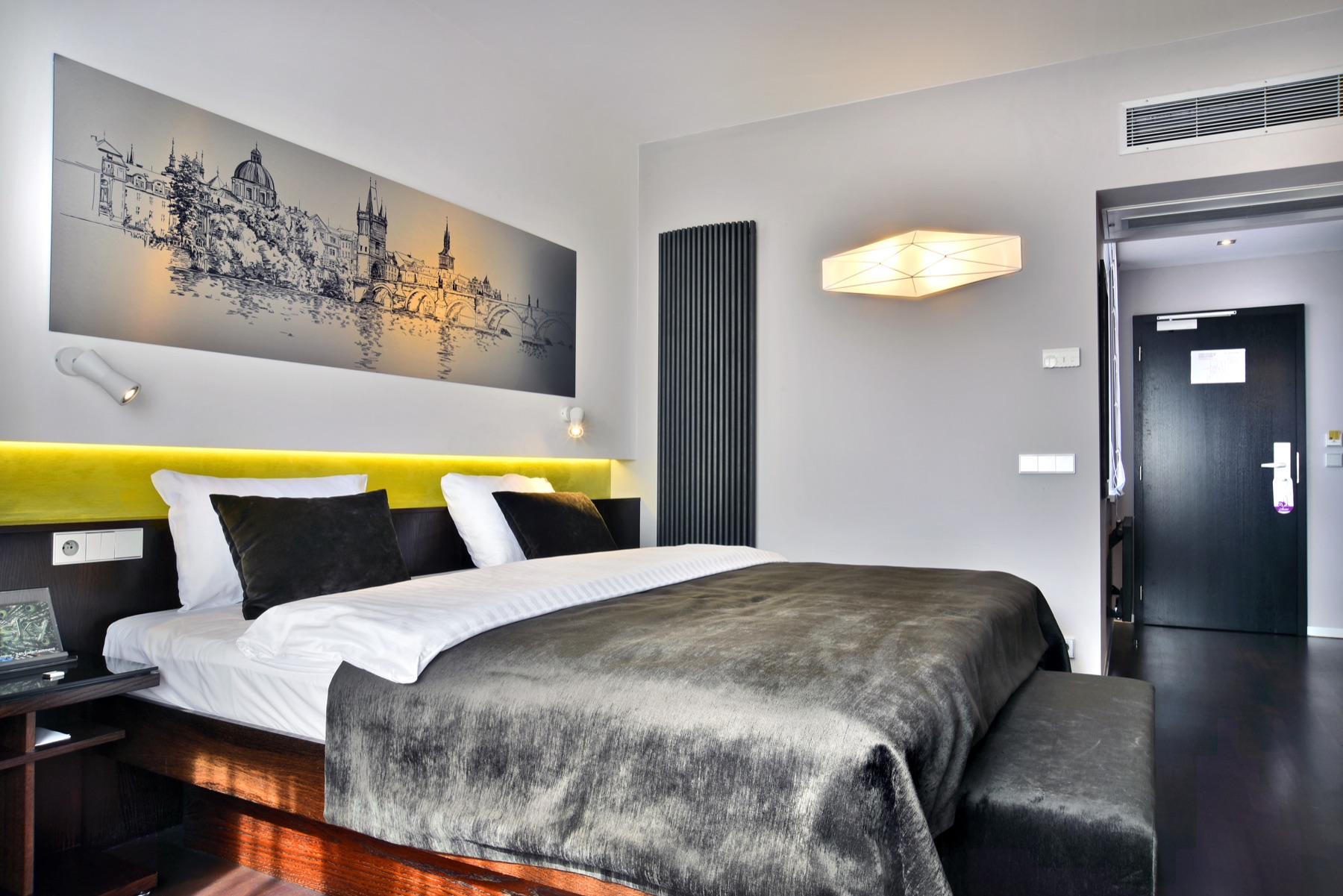 Dvoulůžkový pokoj Comfort s balkonem v Hotelu Ametyst Praha