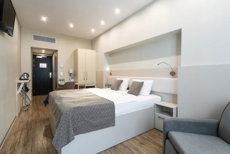 Deluxe pokoj v Hotelu Ametyst Praha