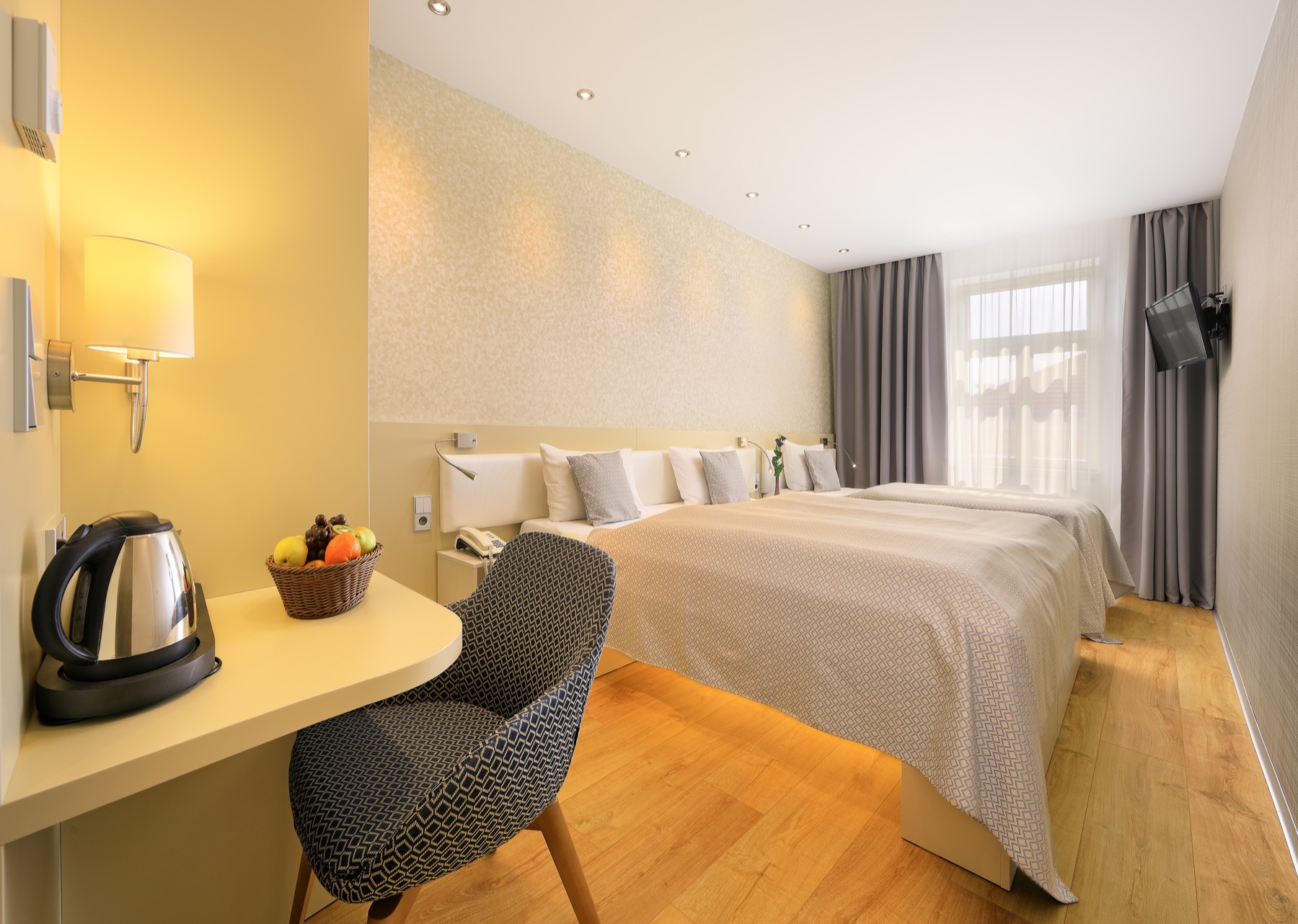 Třílůžkový pokoj v Hotelu Ametyst Praha