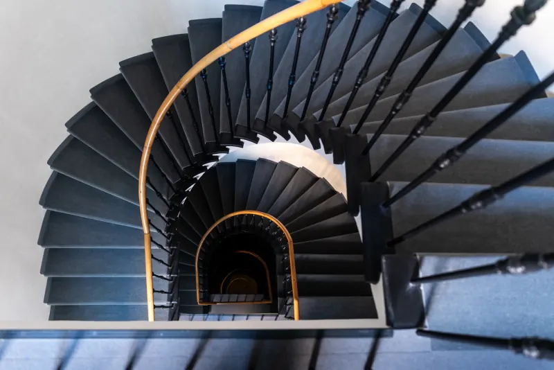 Hotel Ametyst Prague staircase
