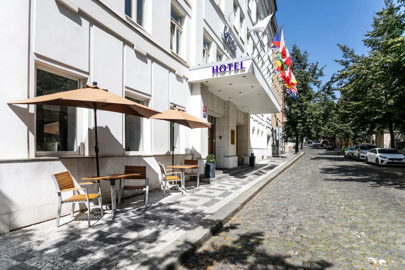駐車場のあるプラハのホテル - Hotel Ametyst Prague